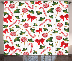 Mistletoe and Sweets Curtain