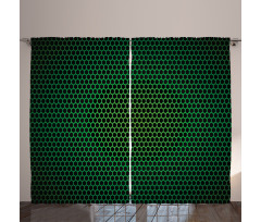 Grid Tile Polygons Curtain