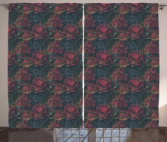 Concept of Flowers of Asia Curtain