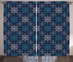 Winter Holiday Theme Curtain