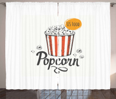 Sketch Popcorn Curtain