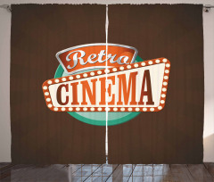 Retro Cinema Curtain