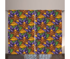 Tropicana Vibes Botany Curtain