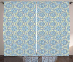 Eastern Style Swirl Tile Curtain