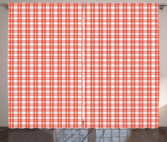 Checkered Country Picnic Curtain