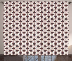 Japanese Style Motifs Pattern Curtain
