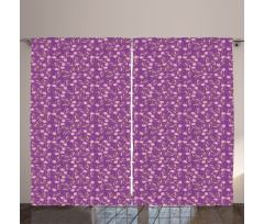 Romantic Nature Pattern Curtain