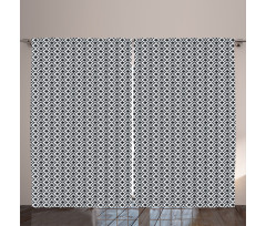 Rhombus and Zigzags Curtain