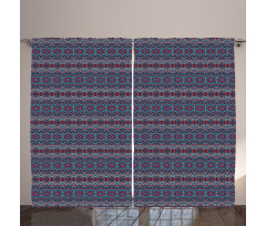 Classic Tribal Motifs Curtain