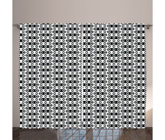 Monochrome Stripes Curtain