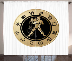 Horoscope Signs Curtain