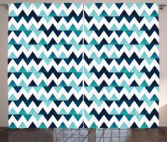 Modern Zig Zag Curtain