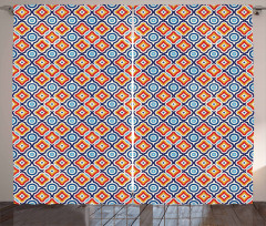 Oriental Geometric Motif Curtain