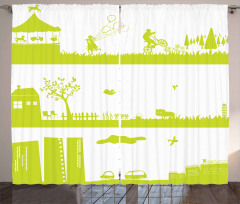 Landscape Pattern Curtain