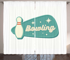 Bowling Perde Top Atarak Labutları Devirme Eğlencesi