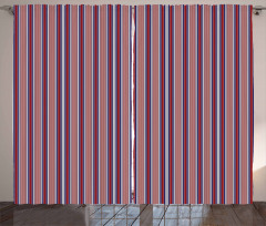 Vertical Barcode Lines Curtain