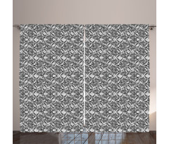 Lilies Pattern Curtain