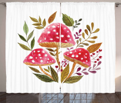 Watercolor Amantias Curtain