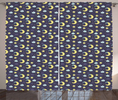 Sleeping Moon Star Curtain