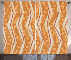 Chevron Zigzag Pattern Curtain