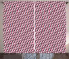 Mosaic Grid Pattern Curtain
