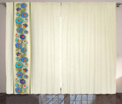Vertical Border Detail Curtain