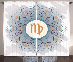 Karma and Mandalas Curtain