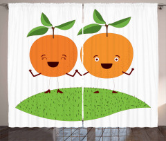 Cartoon Fruit Curtain
