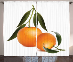 Fresh Tangerine Curtain