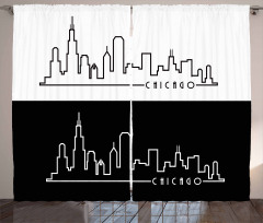 Minimalist City Curtain