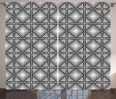 Geometric Mosaic Shape Curtain