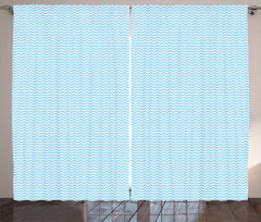 Striped Tile Design Curtain