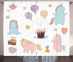 Birthday Animals Curtain