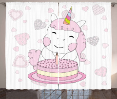 Horse and Cake Curtain
