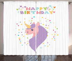 Doodle Birthday Curtain