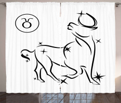 Animals Horoscope Curtain