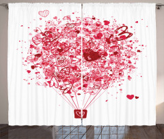 Love is in the Air Balloon Curtain