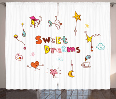 Doodle Stars Toys Curtain