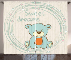 Teddy Bear Sleep Curtain
