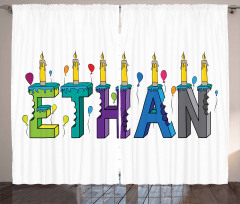 Candles Balloon Curtain