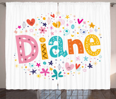 Baby Girl Name Curtain