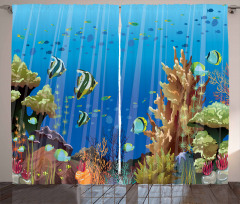 Underwater World Exotic Curtain