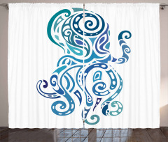 Sea Animal Curtain