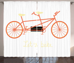 Lets Bike Retro Vehicle Curtain
