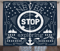 Exploring Themed Slogan Curtain