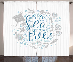 Marine Words with Fish Curtain