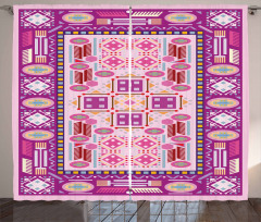 Traditional Afghan Motif Curtain