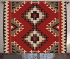 Afghan Style Motifs Curtain