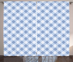 Checkered Rhombus Curtain