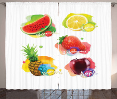 Colorful Summer Food Curtain